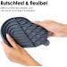 Lucybalu Zenpad Slip Mat for Cats | Food-Safe Silicone Licking & Slow Feeder Mat | Leak-Resistant Cat Slip Mat in Anthracite - Buy Online on GoSupps.com