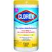 Clorox Disinfecting Wipes, Crisp Lemon, 75 Count (Pack of 6) - Cleaning Wipes - Buy Online on GoSupps.com
