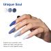 Gellen Gel Nail Polish Set - 6 Blue Gray White Colors | Soak Off LED Nail Kit for Spring Summer | Perfect Valentine Gift for Women & Girls - A3 Ocean Blue - Buy Online on GoSupps.com