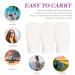 FRCOLOR 4Pcs Silicone Travel Shampoo Bottles Set Portable Refillable Lotion & Shampoo Bottles 30ml for Travel - Easy Squeezy White Containers - Buy Online on GoSupps.com