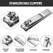 12-Piece Stainless Steel Nail Clipper Set - Bulk Pack for Women and Men - Buy Online on GoSupps.com
