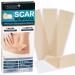 Sialicess Silicone Scar Sheets Reusable Silicone Scar Strips Type for Keloid New and Old Hypertrophic Scars Surgery Burn Acne et-5.7 x 1.57 - 2 Month Supply (1 Box (4 PCS))