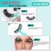 Self Adhesive Eyelashes | No Glue Needed | 8 Pairs Reusable Waterproof Wispy Lash Clusters with Tweezer | AMZGlRL | 4 Styles (8-17mm - Buy Online on GoSupps.com