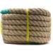 Aoneky 1 inch Jute Rope - Twisted Hemp for Crafts, Climbing, Hammock - 48 Feet - Buy Online on GoSupps.com