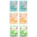 Derma V10 Foot Pack Mask (6 Pack) Deep Moisturising (Tea Tree & Peppermint Honey & Almond Argan Oil)