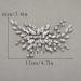 Easedaily Silver Crystal Wedding Hair Comb - Bridal Rhinestone Headpiece for Women and Girls - Buy Online on GoSupps.com