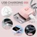 Buy Heated Eyelash Curler - Rapid Heat-Up USB Rechargeable Long Lasting & 2 Modes - Perfect Pink Electric Lash Curler for International Shipping - Buy Online on GoSupps.com