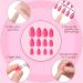 720 Pcs 30 Packs Medium Square Almond Shaped False Nails - Bright Colors - Buy Online on GoSupps.com