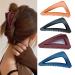 4 Pieces Matte Hair Clip Triangular Hair Clips Non-Slip Hair Clips for Women Hair clip for women Colorful