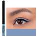 Coloured Eyeliner Matte Liquid Eyeliner White Eyeliner Long-Lasting Waterproof Liquid Eye Liner Highly-Pigmented Colourful Eyeliner for Eye Makeup Tools Black Purple Brown (BlueGrey-15)