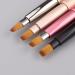 Travel Retractable Lip Brush Applicators Flat For Lipstick Gloss Creams Portable With Cap Professional Makeup Brush Tool Lipstick Brush Applicator Wands With Cap Retractable For Makeup Disposable Black - Buy Online on GoSupps.com