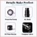 UULANFA Portable Mini Refillable Perfume Atomizer Bottle - Travel-Sized Cologne Sprayer Y-Black - Buy Online on GoSupps.com