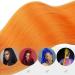 YDDM 32 Inch Pre-Stretched Braiding Hair Extensions - 6 Packs Orange Jumbo Braids for Artful Hairstyles - Buy Online on GoSupps.com