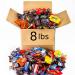8.0lb Bulk Chocolate Candy Individually Wrapped for Halloween. 8.0lbs Fresh Fun Size Chocolate Candy Individually Wrapped Snacks in Bulk. Office Snacks, Home Snacks, After-School Snacks & Parties