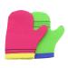 Home&Home Korean Face Scrub Body Exfoliating Gloves Mitt Bath Wash Shower Cloth Loofah Italy Towel (Green+Red)