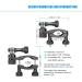 360 Rotation Bike Handlebar Mount for GoPro Hero - Aluminum Mount for 0.6-1.3 inch Handlebars - Black - Buy Online on GoSupps.com