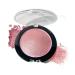CarMela Baked Blush  Highly Pigmented Shimmery Blush Powder  Blendable Blush and Eyeshadow Makeup Palette