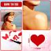 Elegant Pattern Tanning Stickers - 300 Perforated Self-Adhesive Body Stickers for Indoor/Outdoor Sunbathing | 10 Styles - Buy Online on GoSupps.com