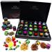Hallinger's Merry Christmas - 24 varieties Tea gift set for Advent vegan in screw glasses (set) - Mother's Day gift & gift ideas for Father's Day |Recovery chalukka friendship 24er tea Merry Christmas