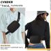 Unisex Waterproof Mini Fanny Pack with Adjustable Strap - Ideal for Outdoor Activities - Black - Buy Online on GoSupps.com