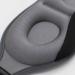 ShapeVital 3D Sleep Mask Deluxe - Ultimate Comfort Eye Mask for Side Sleepers | 100% Dark Blindfold for Travel & Sleep - Unisex Gray - Buy Online on GoSupps.com