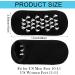 Velmitten 8 Pairs Extra Large Men's Moisturizing Gel Socks Reusable Black Gel Spa Socks for Men's Feet Care Softening Dry Cracked Rough Skin US Men 10-15 - Buy Online on GoSupps.com