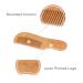 Natemia Wooden Baby Hair Brush Set for Newborns & Toddlers - Natural Soft Bristles - Ideal for Cradle Cap - Perfect Baby Registry Gift Set of 3 - Buy Online on GoSupps.com
