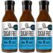 G Hughes Sugar Free Caribbean Jerk Wing Sauce (3 pack) | Jerk Sauce with Bold Island Flavors that’s Gluten-Free, Low Carb, Vegan, Low Fat | Fits Reduced Sugar Lifestyles, Keto Friendly 12 Fl Oz (Pack of 3)