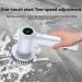 Rofawee Electric Spin Scrubber Cordless Cleaning Brush ing Power Shower Scrubber with 4 Replaceable Cleaning Heads and 2 Adjustable Speeds for Bathroom Kitchen Floor Tile (White) - Buy Online on GoSupps.com