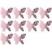 10x/pack Butterfly Shape Nail Charms 3D Charms Decorative Nail Supplies Manicure Accessories