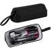 Storage Travel Case Bag Compatible with Dyson Airwrap & Curling Iron Portable Hair Dryer Carrying Bag Waterproof Storage Compatible with Dyson Supersonic Styler Attachments Protection (Black-Thick)