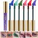 Sitovely 6 Colors Colored Eyelash Mascara,Colored Curling Mascara,Long Lasting Colored Mascara,Smudge-proof and Waterproof for Eyelashes,Lengthening Eye Makeup