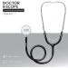 AIESI DOCTOR B-SCOPE Professional Dual Head Adult Stethoscope Black - Buy Online on GoSupps.com