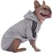 Ducomi 2XL Gray Dog Sweater with Hood | Warm Soft & Stylish Clothing for All Breeds & Sizes - Buy Online on GoSupps.com