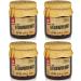Quinta de Jugais Strawberry Jam Pack of 4 x 280 g Jars Traditional Portuguese Fruit Preserve No Artificial Additives Rich and Fruity Strawberry Jam