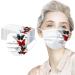 Buy TT-10 50PCs Adult Disposable Colored Masks - 3-Layer Breathable Butterfly Print Mouth-Nose Protection | Neckuch 95Scloud-OP85772 - Buy Online on GoSupps.com