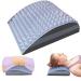 Accmuzzy neck and back extensor align neck and back extensor back extensor back massage device and neck stretcher 2 in 1 to relieve neck pain & back pain (blue)
