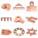 YebiO Pure Copper Tape Copper Skin Copper Foil Copper Skin Copper Sheet Grounding Copper Tape Grounding Copper Skin Red Copper Strip/1Mm*10Mm*1000Mm - Buy Online on GoSupps.com