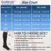 Knee High Medical Compression Socks 20-30 mmHg for Men & Women | Open Toe Circulation Support for Varicose Veins DVT Sports & Travel - Black Small - Buy Online on GoSupps.com