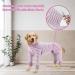 Ranypet One-Divider Pajamas for Medium to Large Dogs | Post-Surgery Recovery Suit Wound Protection & Anti-Lick Solution - 6XL Purple - Buy Online on GoSupps.com