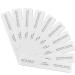 Tachibelle 10 Pcs Premium Japan Abrasive Jumbo File Washable Zebra File Nail Art Sanding Nail Files (10PC 80/80)