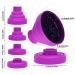 Universal Collapsible Hair Dryer Diffuser Attachment - Lightweight Portable Travel Design in Purple | Salon Grade Tool for Most Blow Dryers - Buy Online on GoSupps.com