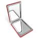 12 Pcs Quinceanera Bling Compact Mirror Set - Red Square Pu Leather Makeup Mirror for Sweet 15 Party Favors - Buy Online on GoSupps.com