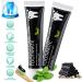 Activated Carbon Toothpaste - Natural Bamboo Charcoal Whitening - Weise Teeth - Whitens & Cleans - 3 x 105g (2 Pack) - Buy Online on GoSupps.com