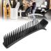 Hair Sectioning Clips Anti Slip Hair Styling Clips Portable Hair Clip Hair Cutting Clips Lightweight 4Pcs for Salon for Home for Barbershop(Black)