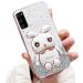 Tivenfezk Nadoli for Samsung Galaxy S20 Plus Hase Hidden Stand Shell caricature glitter rabbits stand Soft silicone bling cell phone case transparent protective cover samsung galaxy s20 plus clear