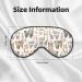 Buy Cute Floral Alpaca Llama Double-Sided Eye Mask | Unisex Night Sleeping Mask for Comfortable Sleep - Buy Online on GoSupps.com
