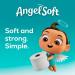 Angel Soft Toilet Paper - 4 Mega Rolls (Equivalent to 16 Regular Rolls) - 2-Ply Bath Tissue - Buy Online on GoSupps.com