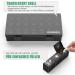 7-Day Pill Organizer Box with 21 Compartments - Black Multi-Compartment Medication Doser for Morning & Noon - Buy Online on GoSupps.com