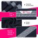 CASA COPENHAGEN Solitaire 600 GSM 6 Towels Set - Navy Blue | Super Soft Egyptian Cotton | Bath, Hand, Washcloths for Bathroom, Kitchen & Shower - Buy Online on GoSupps.com
